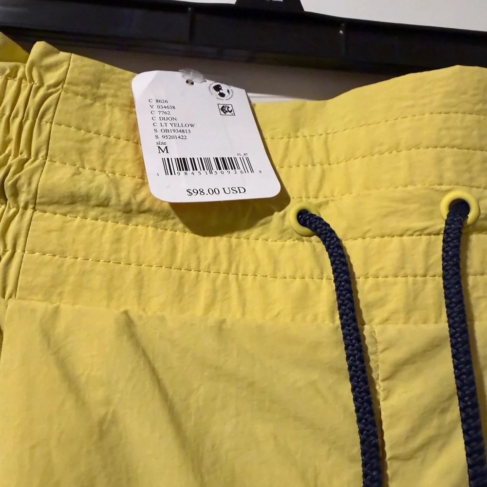 Free People Movement Yellow Track Pants with Black Stripes 🔥 - Picture 2 of 3